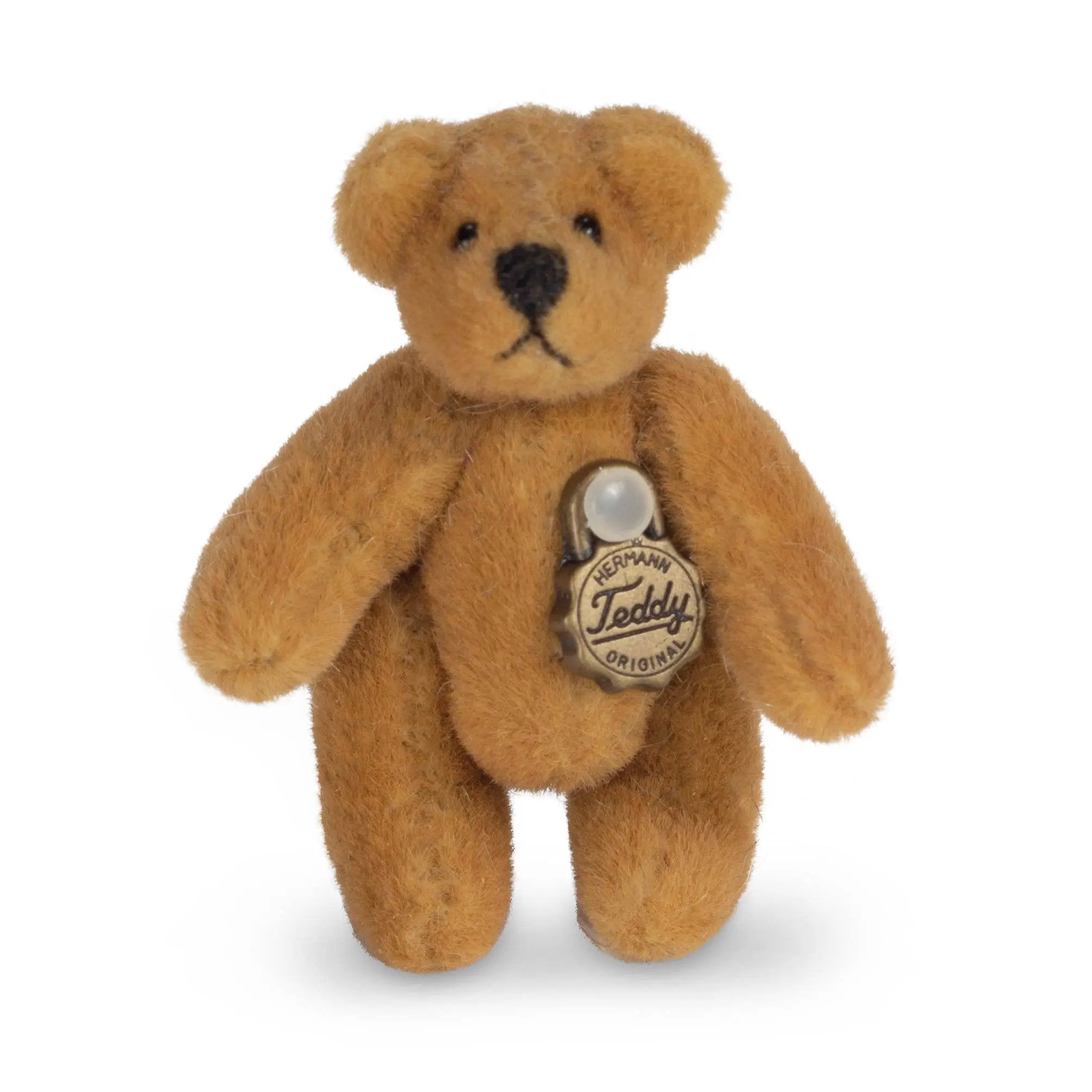 Peluche brun doré 4 cm - Ours de collection - Objet de collection by Teddy Hermann