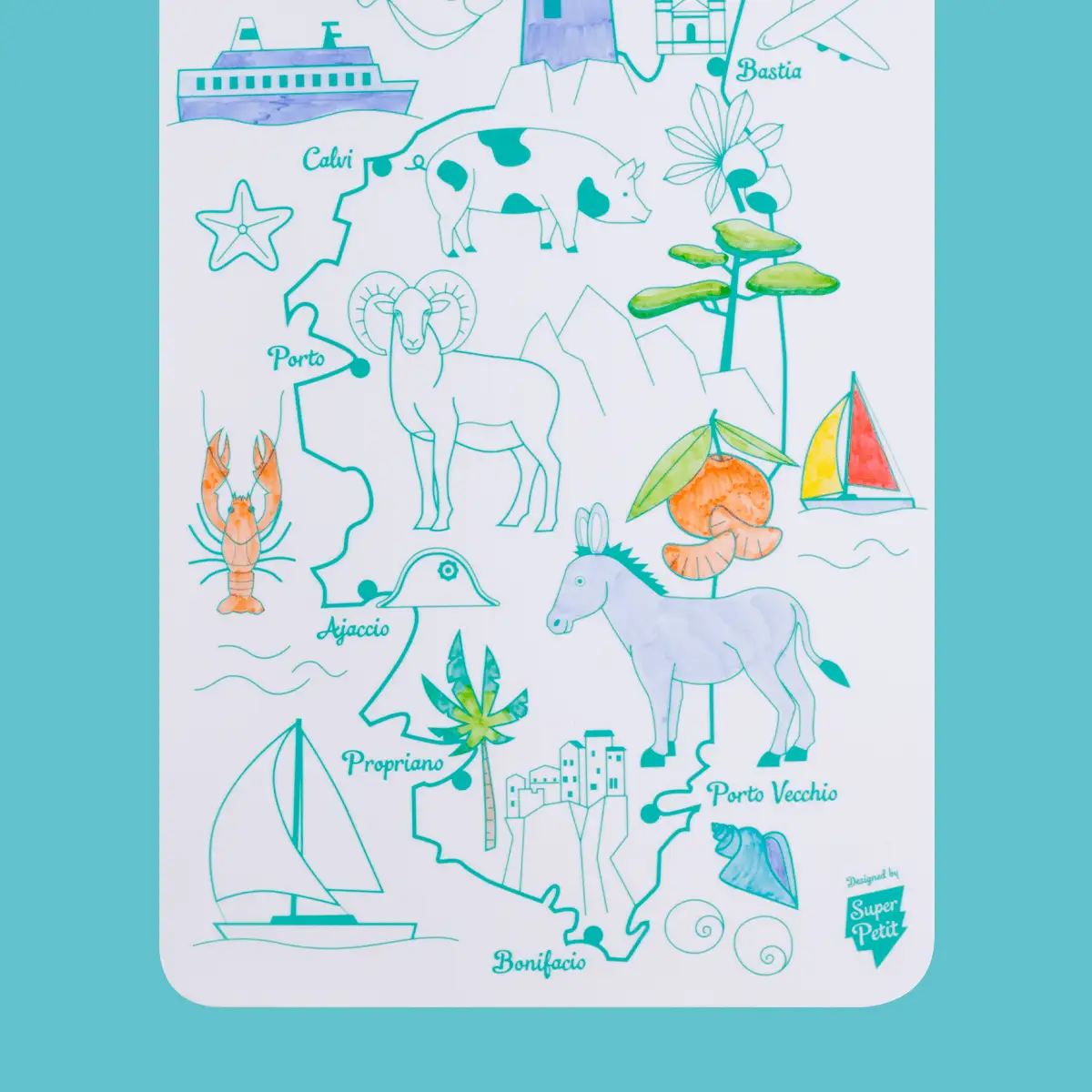 CORSICA-Mini Playmat by SuperPetit