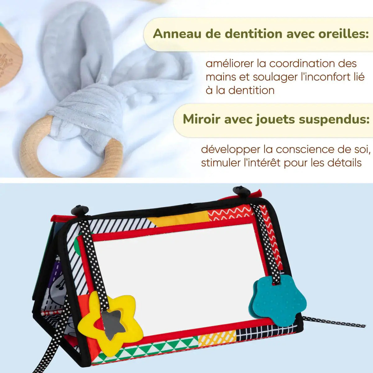 Coffret de Jeu Montessori pour les bébés - 0 à 6 mois - BusyKids by BusyKids