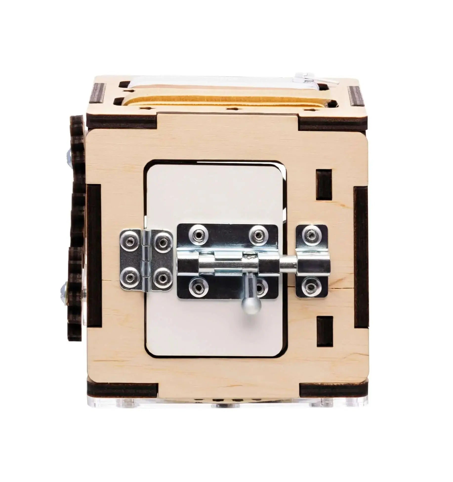 Cube d'activités - Bois Natura, 12 mois - BusyKids by BusyKids