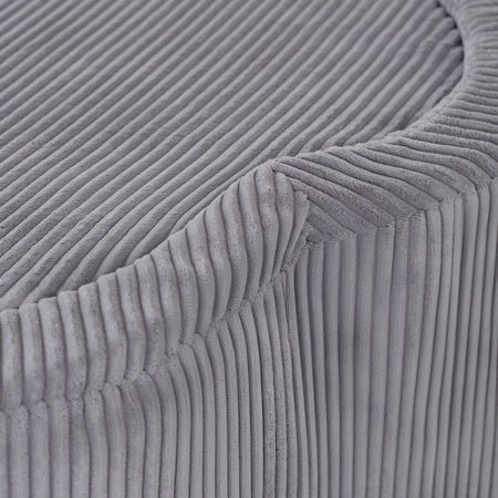 Piscine à balles, 95x30, gris, velours côtelé premium, Floral Fun Zone - Plush Nest - Misioo - myplayground