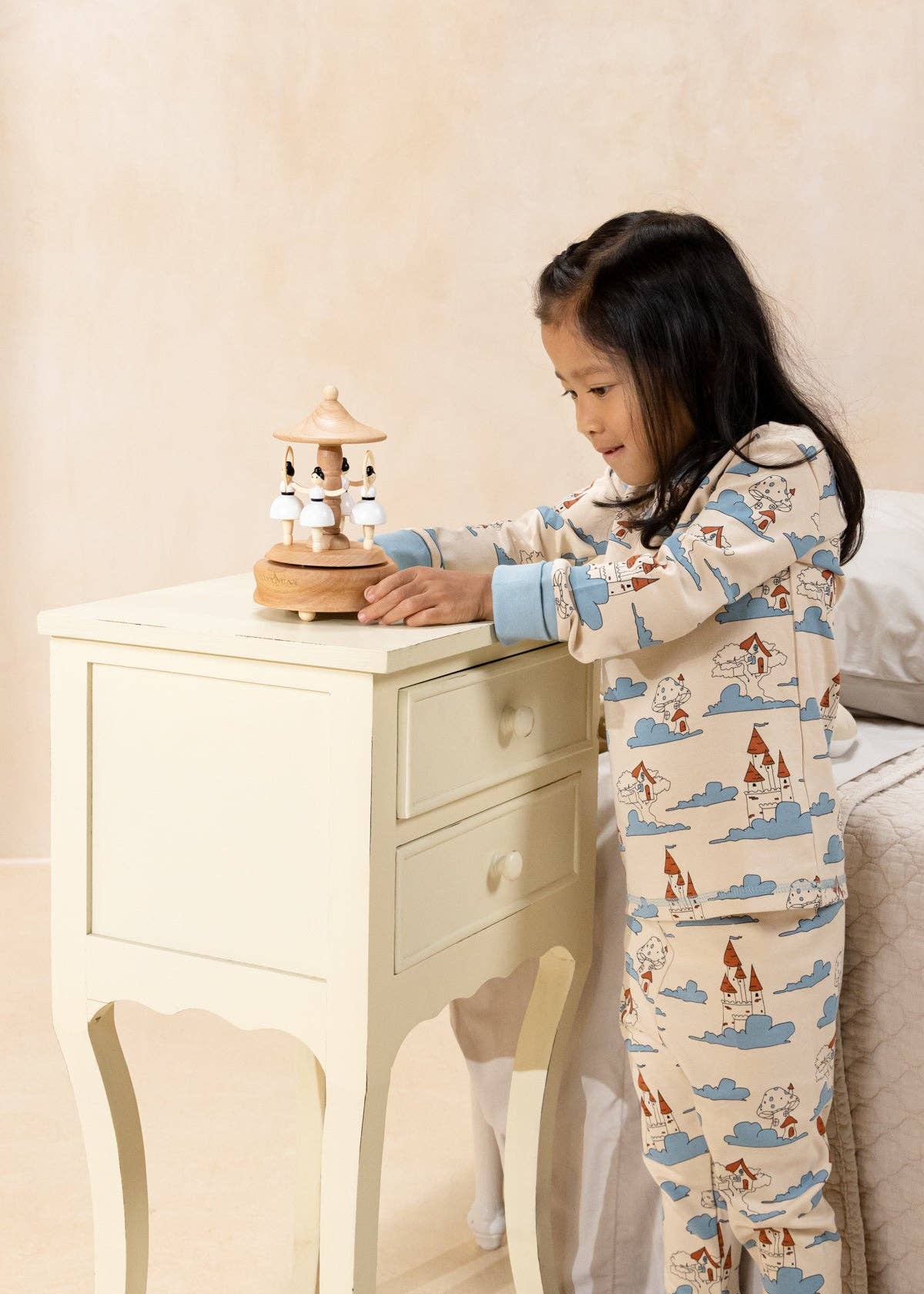 Boîte à musique en bois - Ballerines - myplayground