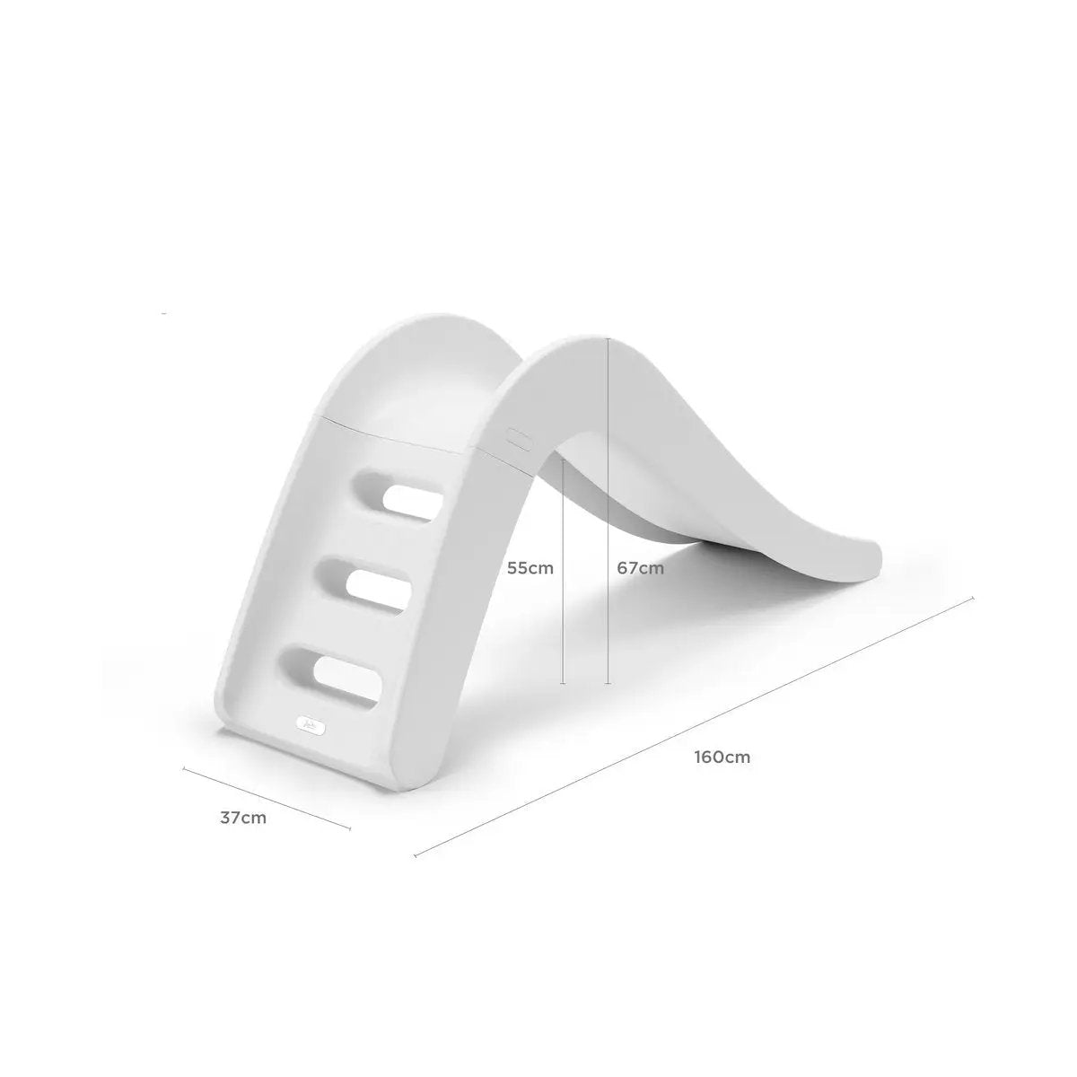 Toboggan Extérieur White Dolphin Pour Jardin Confort Et Glissade Amusante Pour Enfants Et Familles by Jupiduu - Designed for Kids