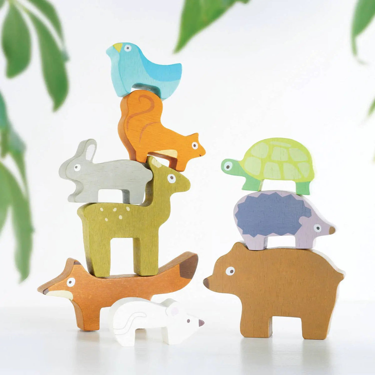Jeu d'empilage d'animaux de la forêt - Jeu Montessori enfant by Le Toy Van