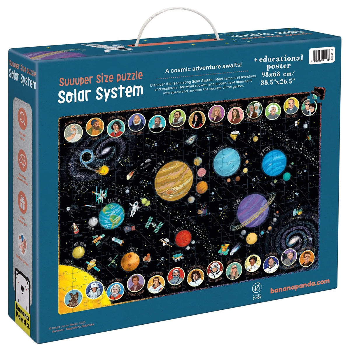 Super Grand Puzzle - Système Solaire - Banana Panda by Banana Panda
