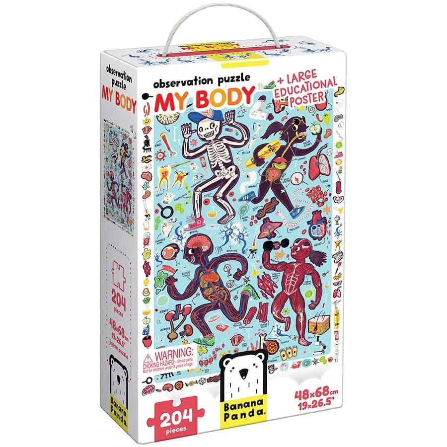 Puzzle d'Observation - Mon Corps - Banana Panda by Banana Panda