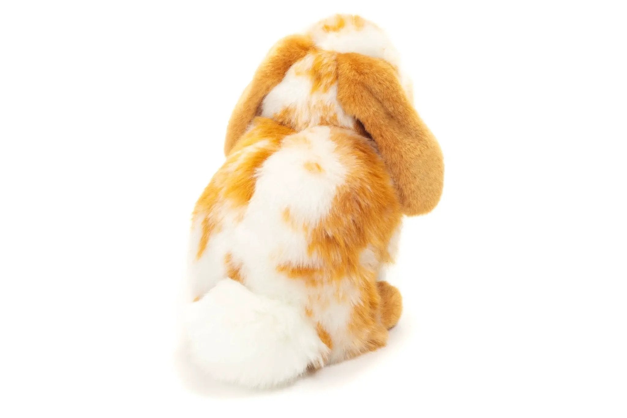 Lapin assis marron clair/blanc piqué 20 cm - jouet en peluche - S by Teddy Hermann