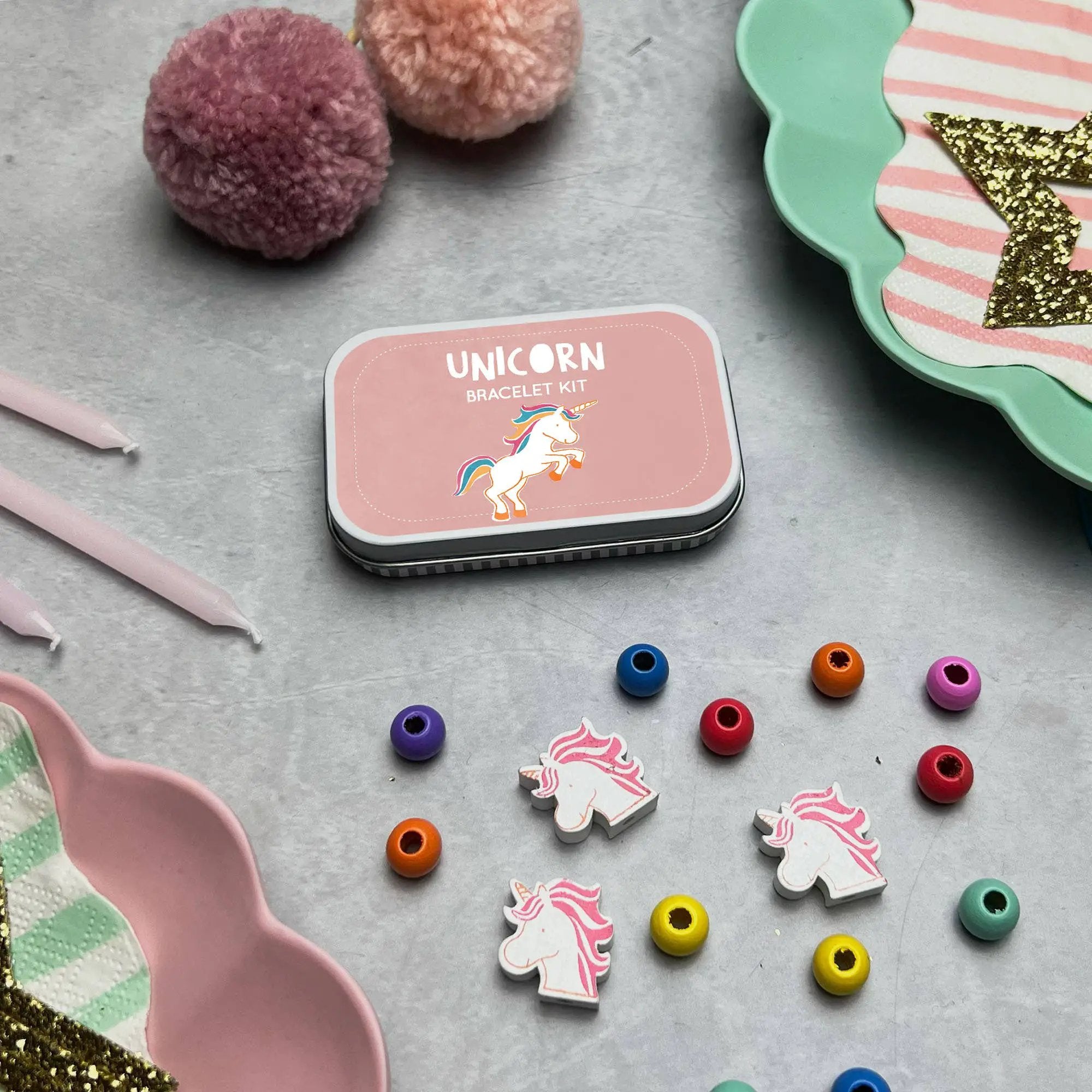 Coffret cadeau pour bracelet licorne by Cotton Twist