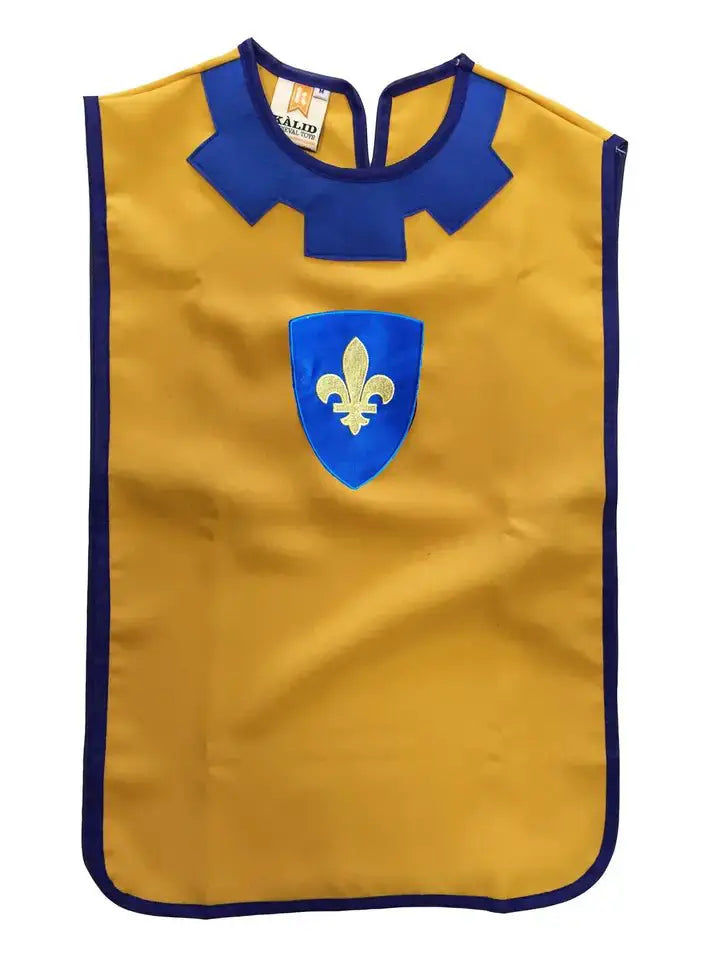 TABARD CAMELOT JAUNE ET FLEUR DE LYS - Jeu de Rôle pour Enfants (3 ans et + ) by KALID MEDIEVAL