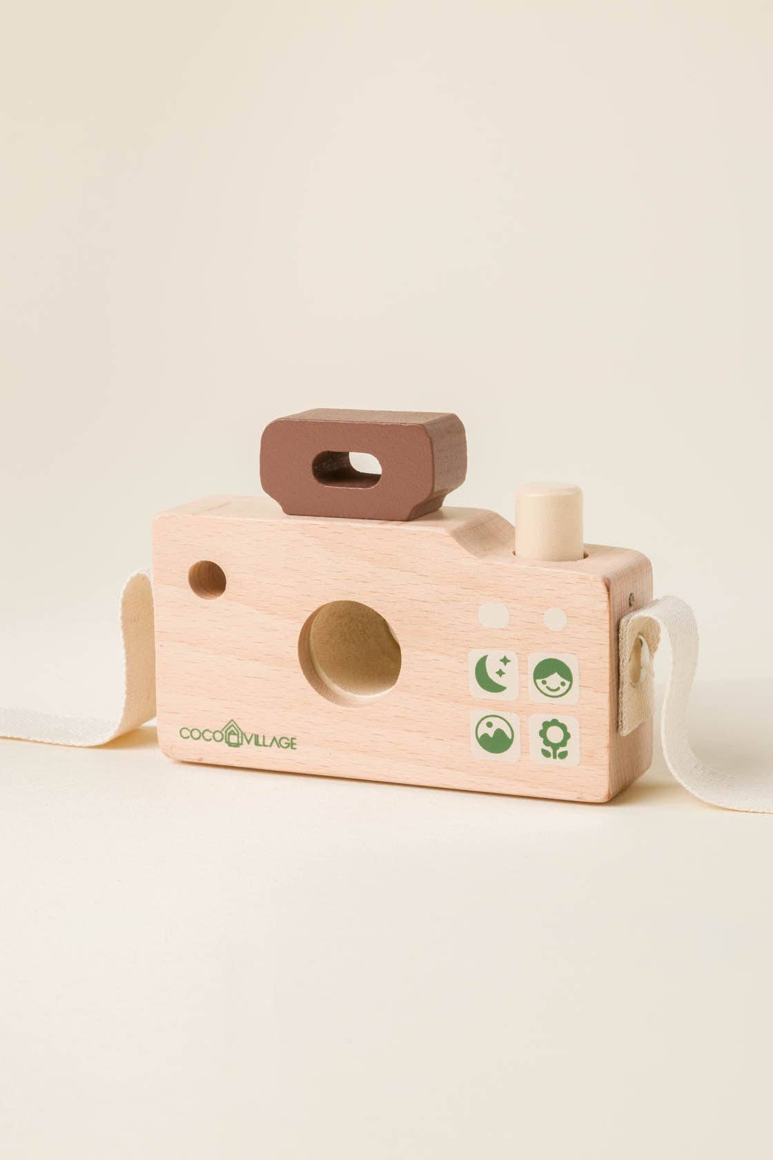 Appareil Photo en Bois avec Sac - Jouet Éducatif - Coco Village by Coco Village