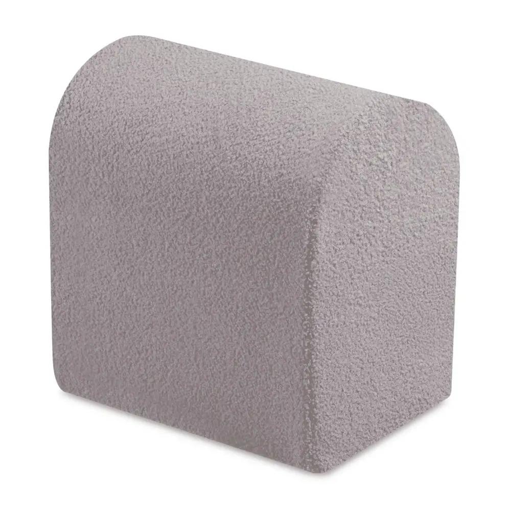Château de terrain de jeu avec piscine +150 balles (perle, argent) – Peau de mouton grise –Plush Nest by Misioo