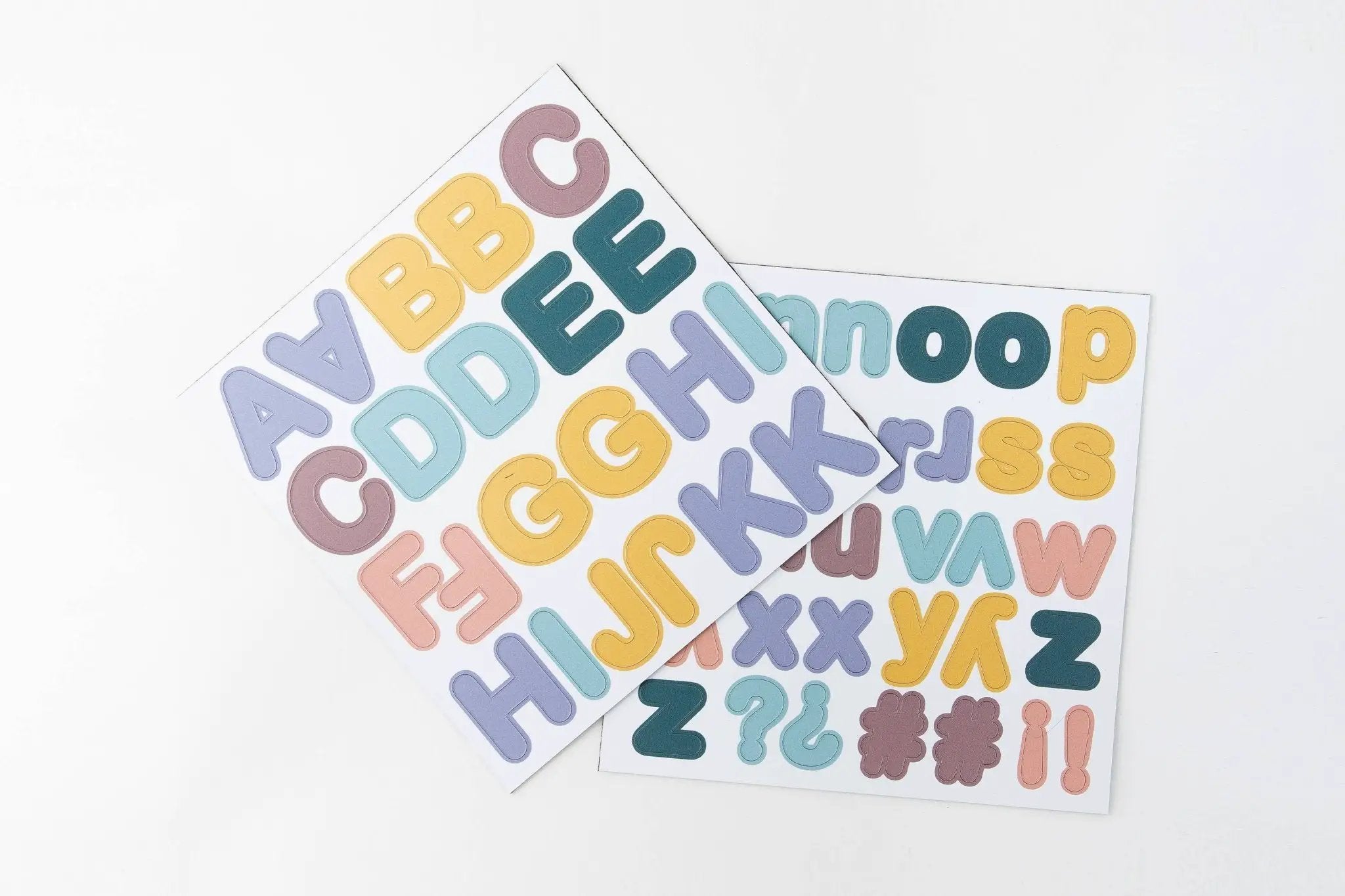 Lettres magnétiques - pastel - lot de 125 magnets by Ferflex