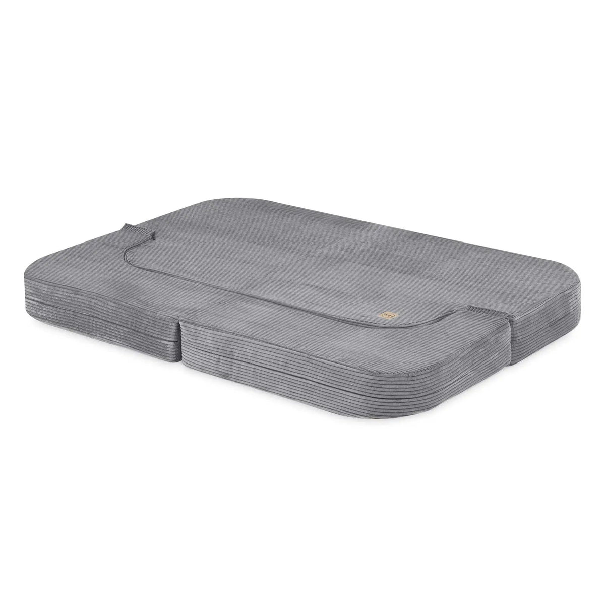 Canapé-lit Foldie - Velours côtelé gris premium, lavable, imperméable - Plush Nest by Misioo