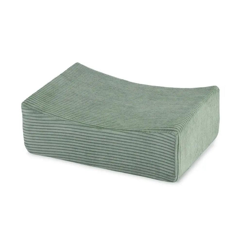 Terrain de jeu 3 éléments – Velours côtelé vert premium – Plush Nest by Misioo