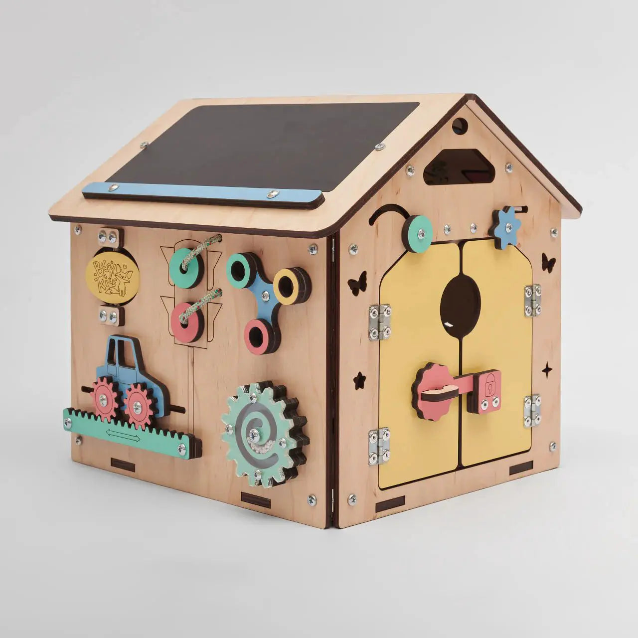Busy Board maisonnette éducative - bois mini, 12 à 18 mois - busykids by BusyKids