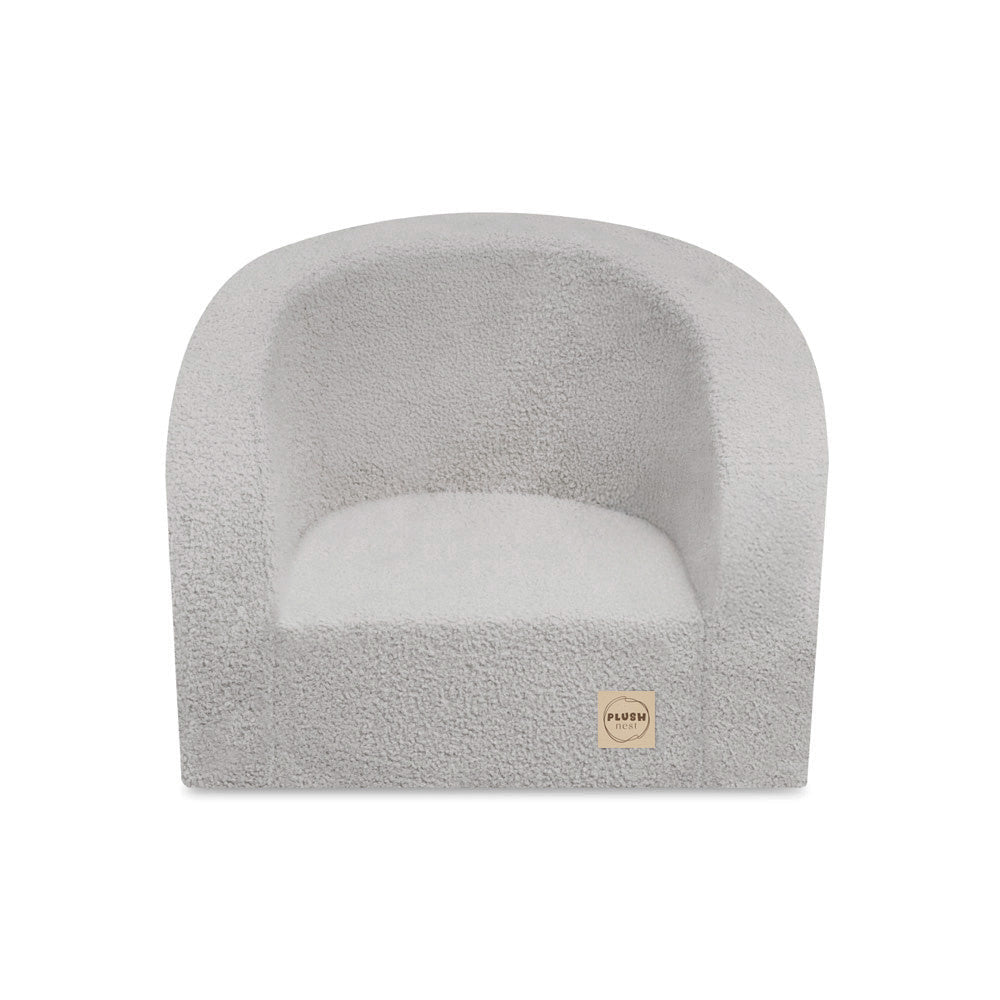 Fauteuil - agneau gris, fauteuil enfant - Plush Nest - myplayground