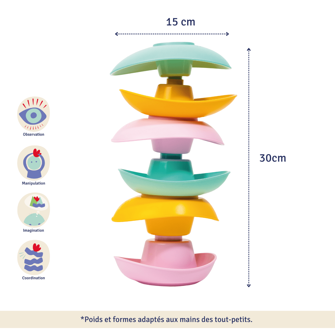 Assortiment - Trains/Coupelles/Hochets - Jouets Éducatifs pour Bébés - myplayground