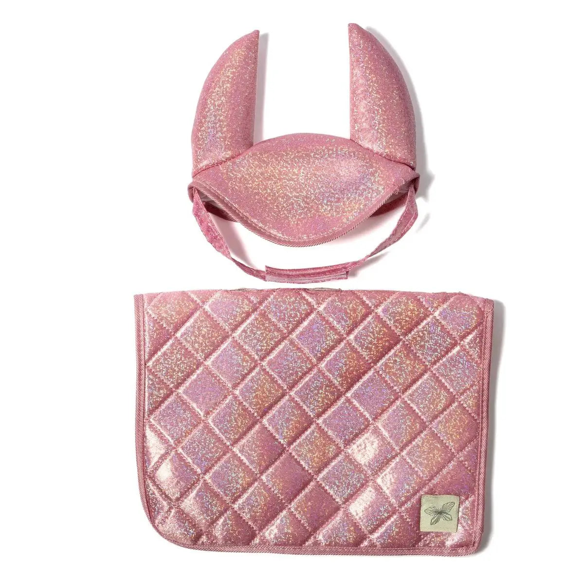 Couvre-selle et chapeau rose pour cheval de loisir by ByASTRUP