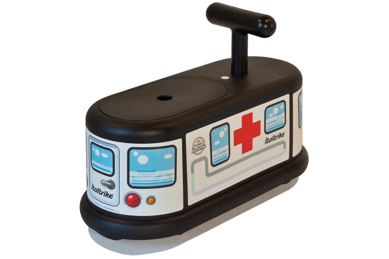 La Cosa 1 Porteur Ambulance Italtrike Pour Enfants 1 À 6 Ans Avec Roues Multidirectionnelles Silencieux Sans Trace by Italtrike