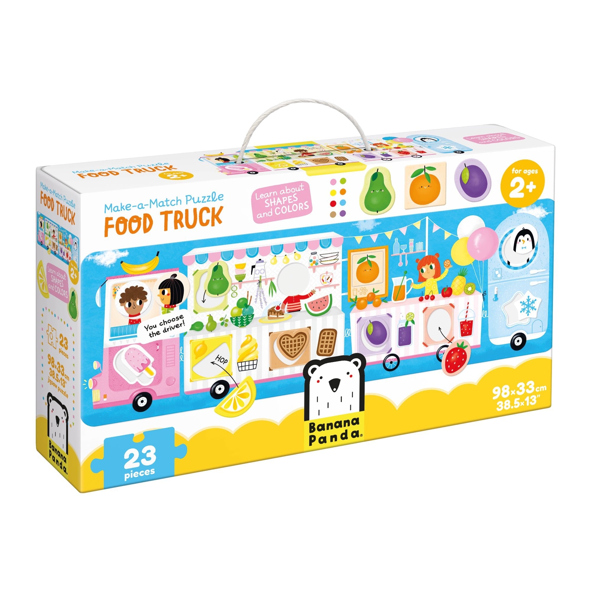 Puzzle Crée une Paire - Food Truck - Banana Panda - myplayground