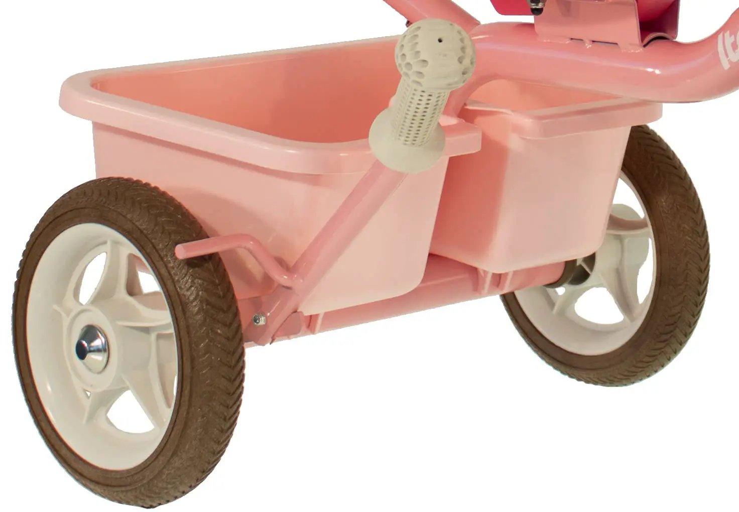 Tricycle Enfant Rose Garden Italtrike Pour Enfants De 2 À 5 Ans Châssis Métal Robuste Guidon Chromé by Italtrike