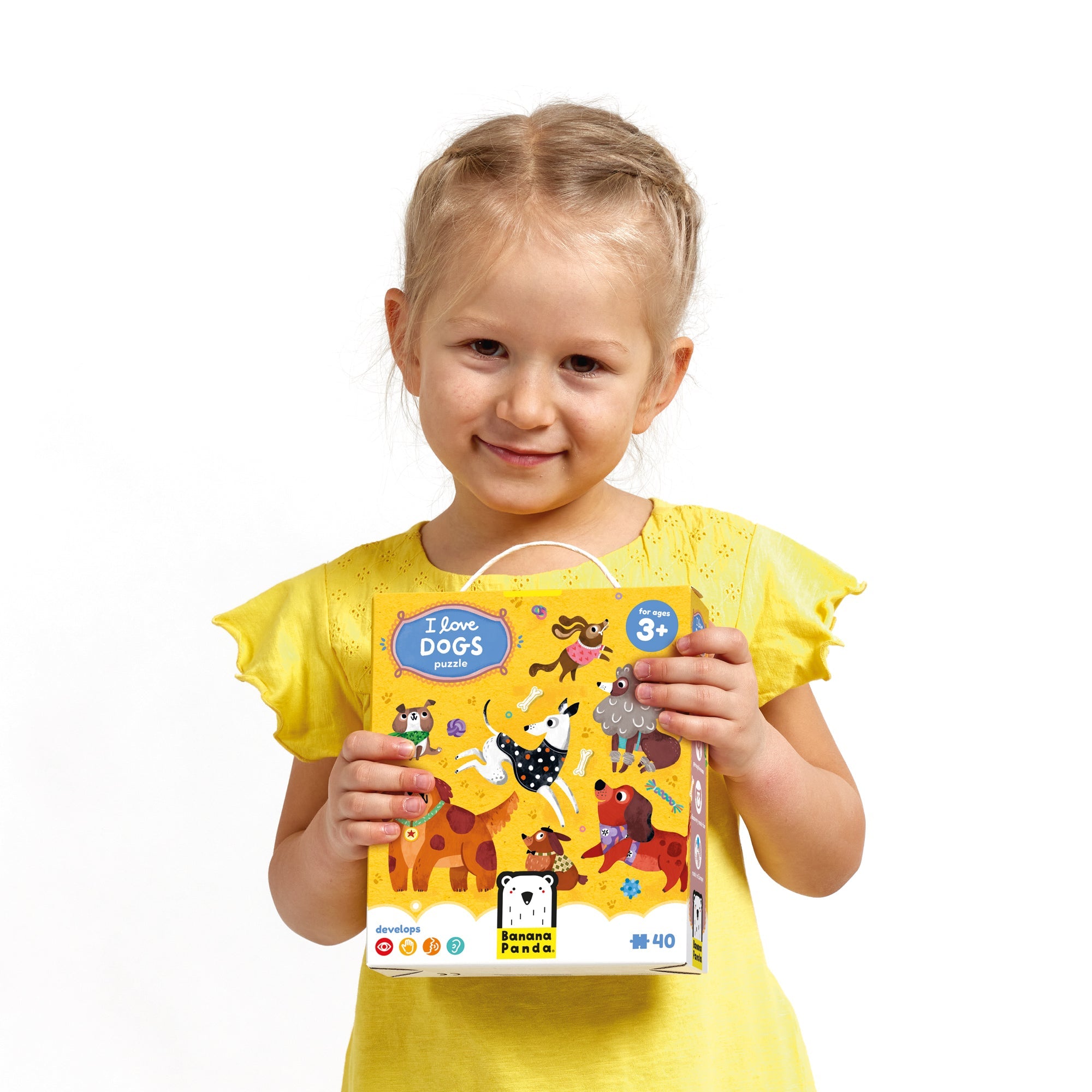 Puzzle J'aime les Chiens - Banana Panda - myplayground