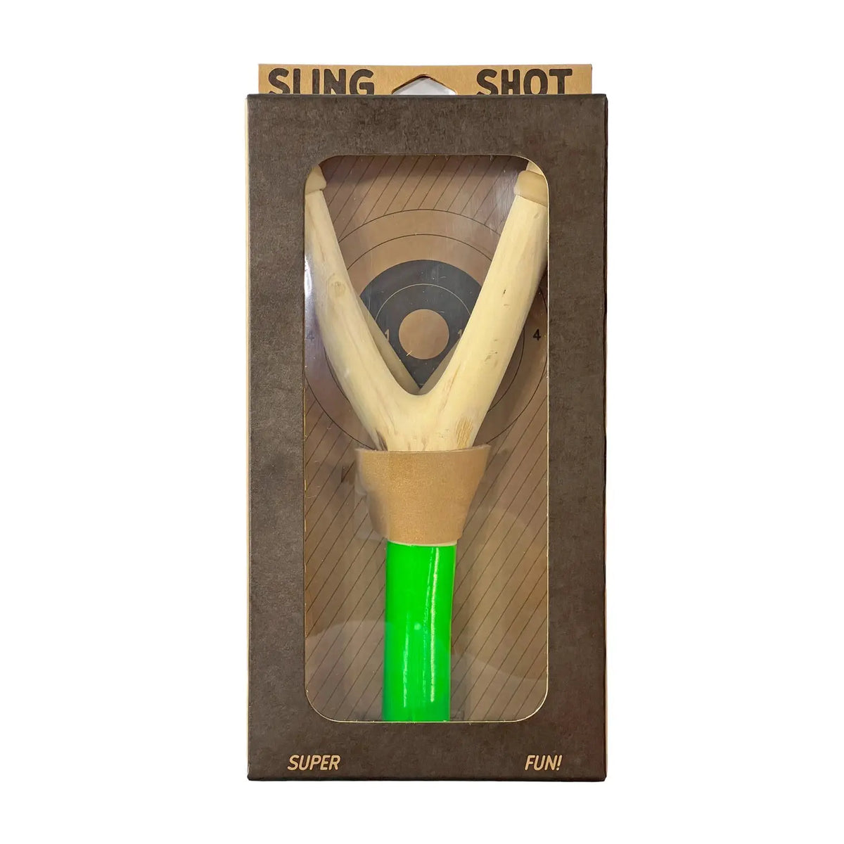 Slingshot vert fluo - Jeu de motricité pour enfant ( 5 ans et + ) by Hella Slingshots