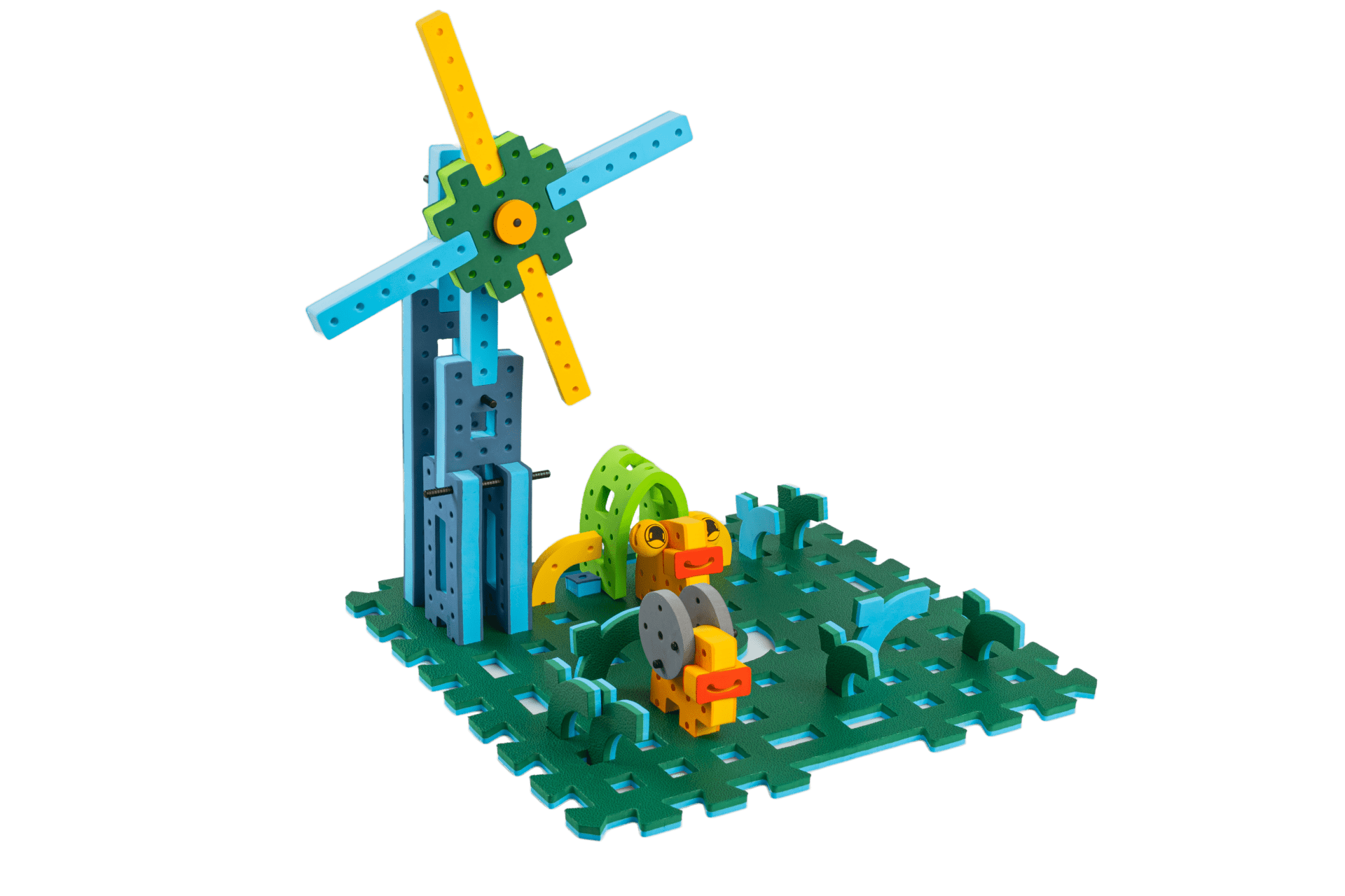 BAKOBA - Base de Construction - Vert / Bleu Édition - myplayground