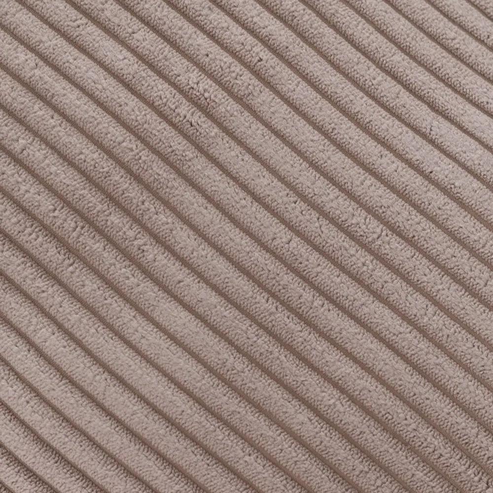 Pouf sac 120x80 cm- pouf en velours côtelé beige premium - Plush Nest by Misioo