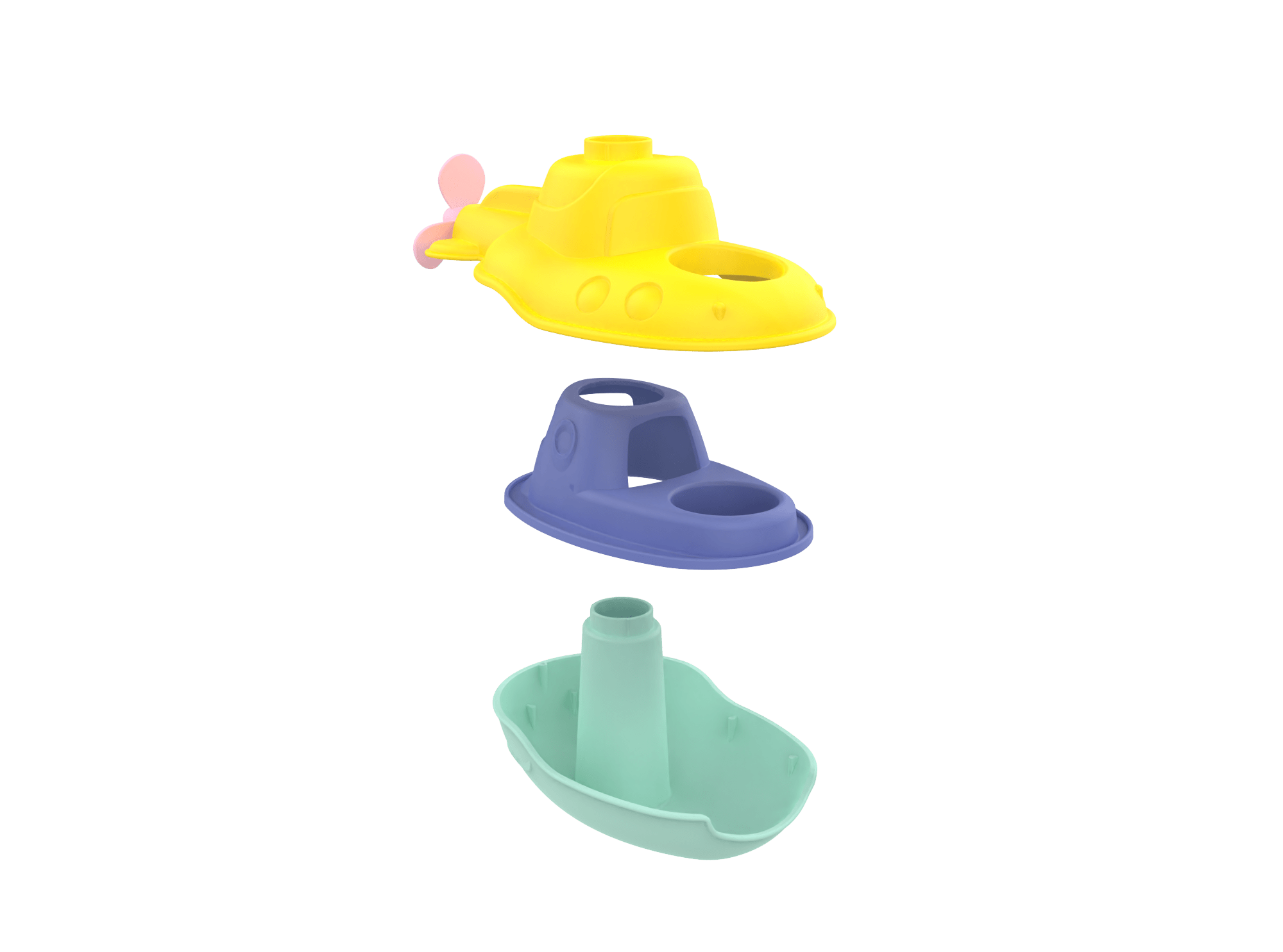 Mon premier sous - marin 2 - en - 1 - Jouet de Bain - Made in France - myplayground