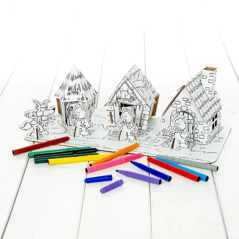 Trois petits cochons by Calafant