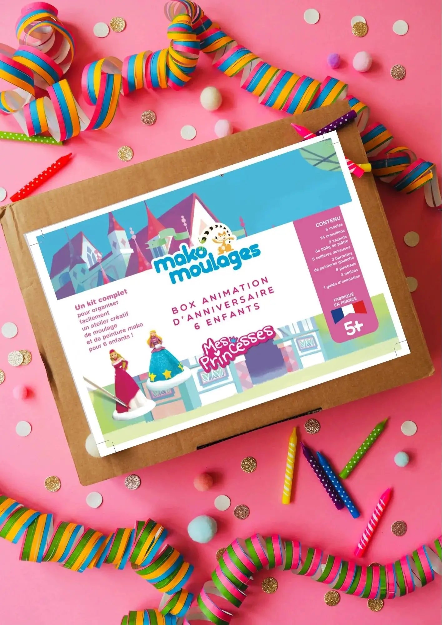Box Animation Anniversaire - Mako Moulages Princesses - Mako Créations by Mako Créations
