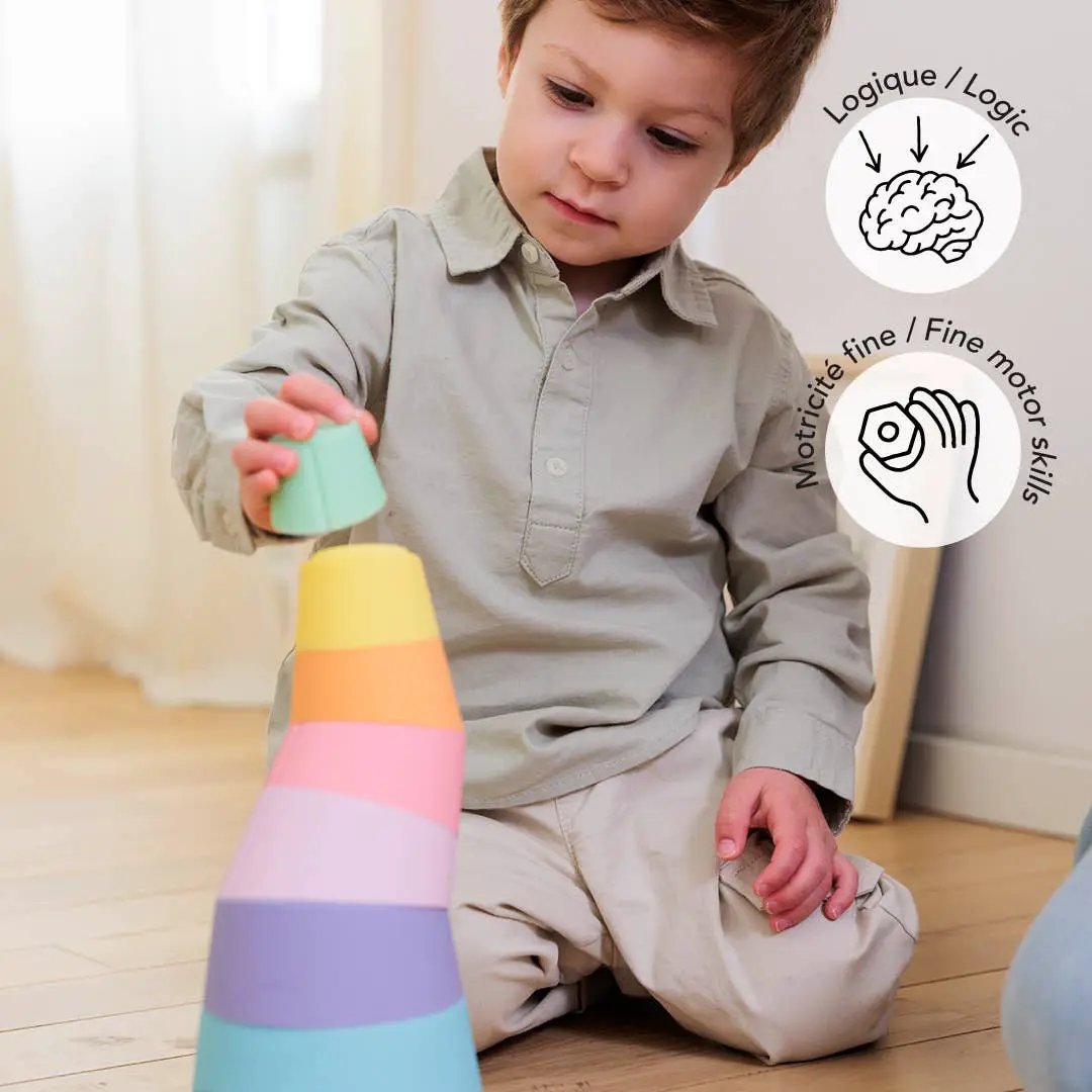 Stak - Jouet à empiler pour bébé by OPPI