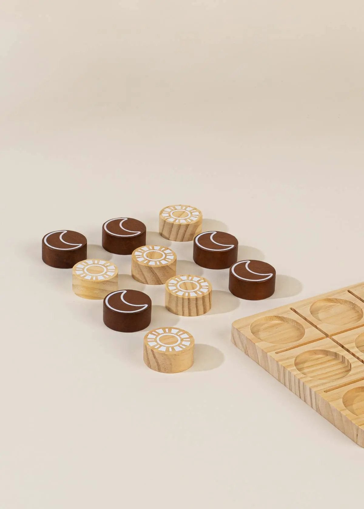 Set de jeu Tic Tac Toe en bois - Coco Village by Coco Village