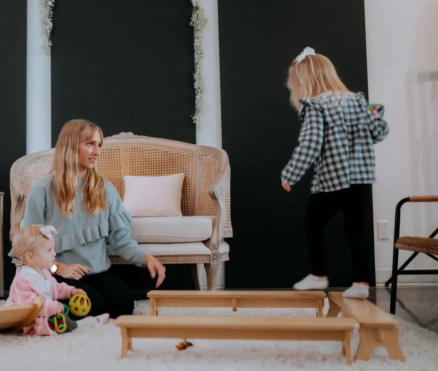 PlayBeam Poutre d'Équilibre en Bois pour Enfants - Jeu Montessori - All Circles by All circles