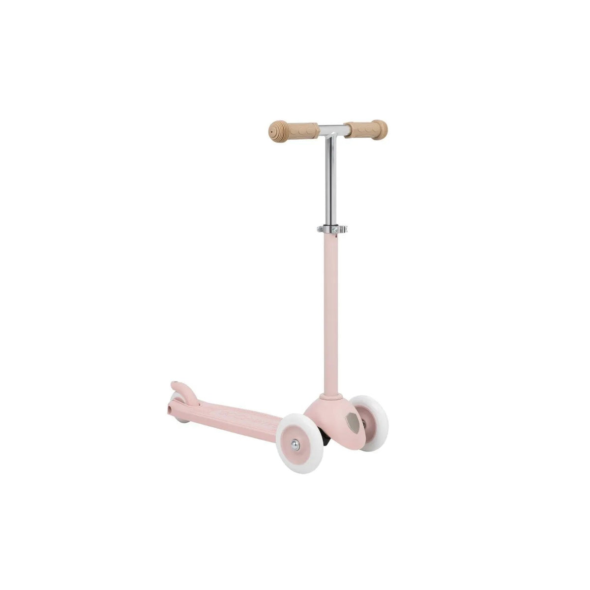 Trottinette enfant éco - dès 3 ans - 3 roues - rose poudrée - jeu de motricité - banwood by Banwood