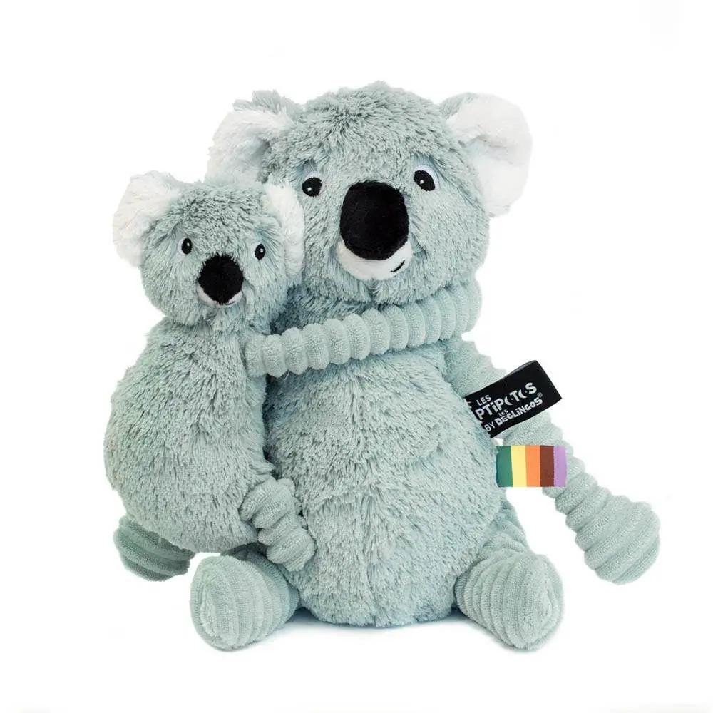 Peluche Les Ptipotos - Trankilou le Koala Mum & Baby Mint - Les Déglingos, France by Les Déglingos, France