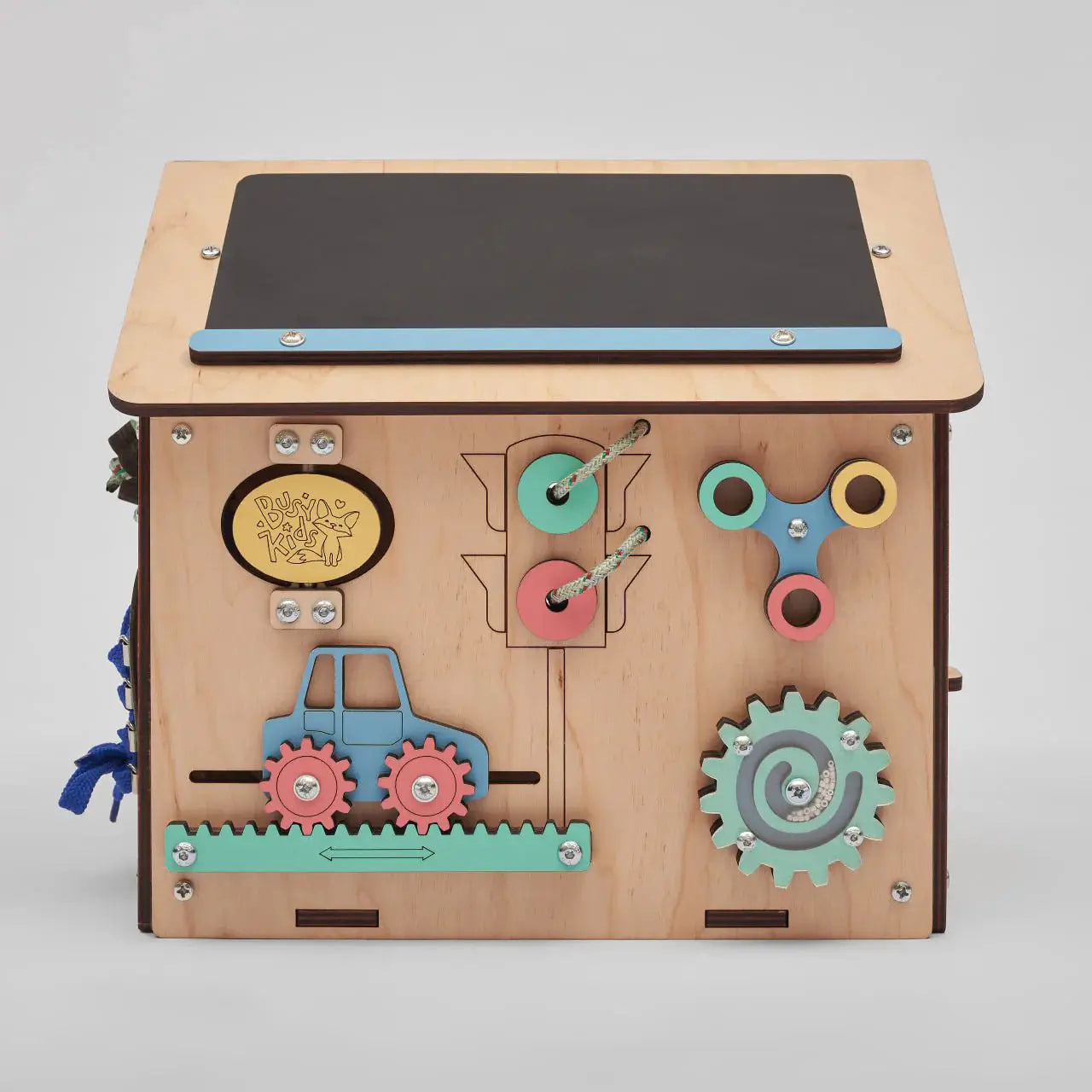 Busy Board maisonnette éducative - bois mini, 12 à 18 mois - busykids by BusyKids