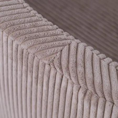 Piscine à balles - 90x30 cm, Ronde, Beige, Velours Côtelé Épais - Plush Nest - Misioo by Misioo