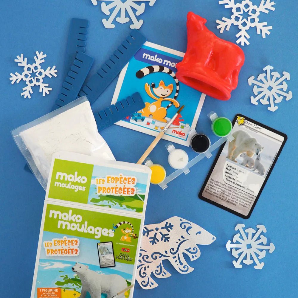 Mako moulages Ours polaire - Mako Créations - myplayground