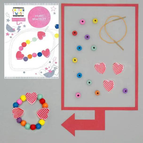Faites votre propre bracelet en forme de cœur by Cotton Twist