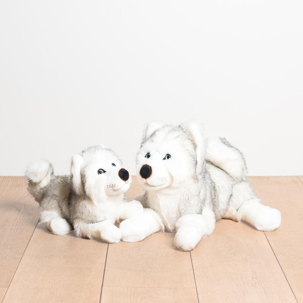 Ma peluche Husky Léonard - La Pelucherie - myplayground