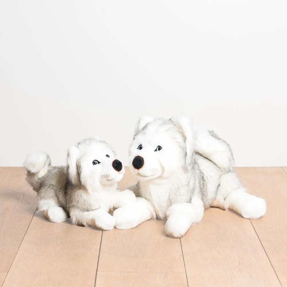 Ma peluche Husky Léonard - La Pelucherie by LA PELUCHERIE