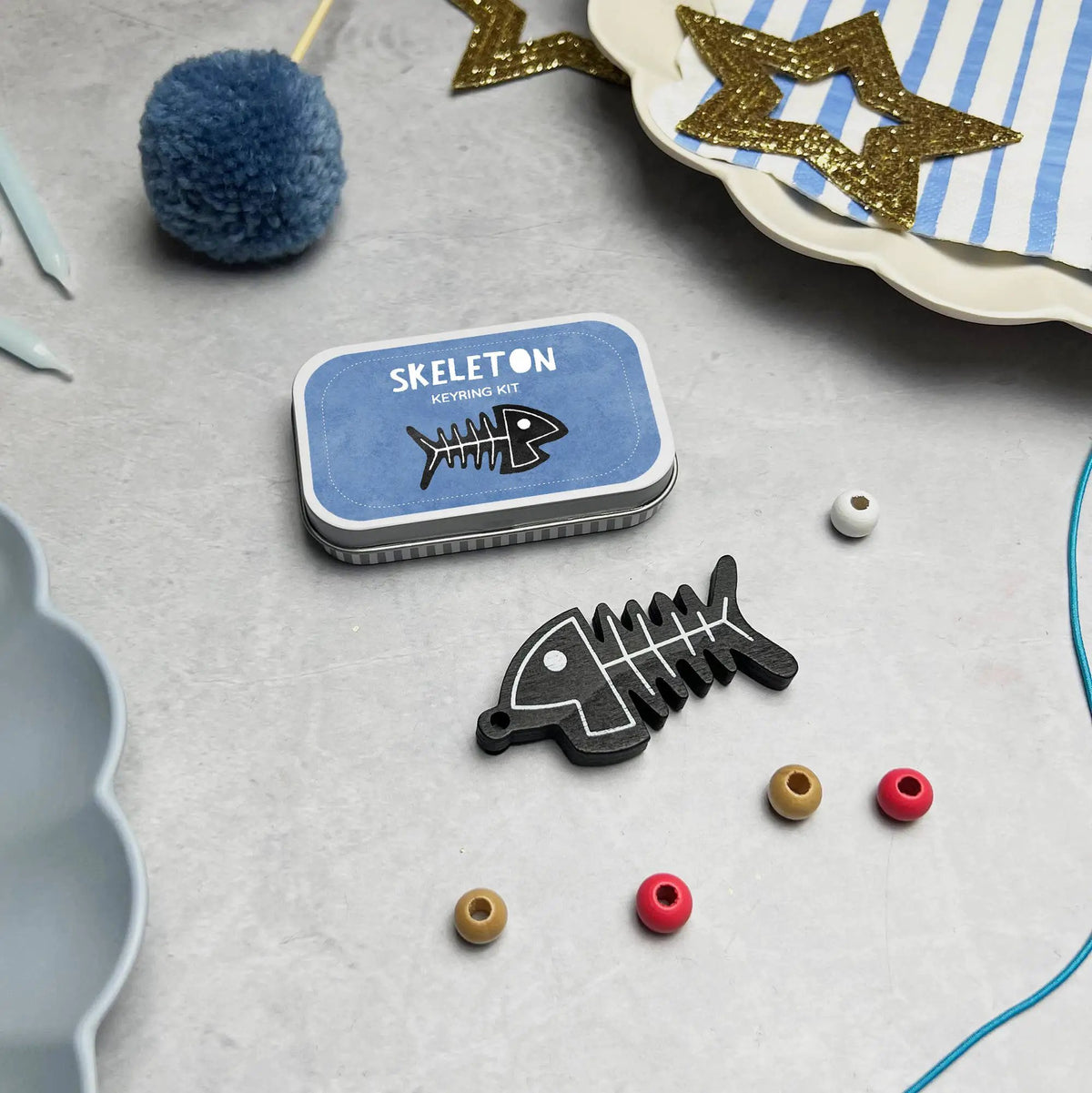 Kit cadeau Skeleton Keyring by Cotton Twist
