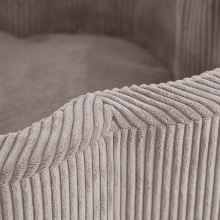 Piscine à balles, 95x30, beige, velours côtelé premium, Floral Fun Zone - Plush Nest - Misioo - myplayground