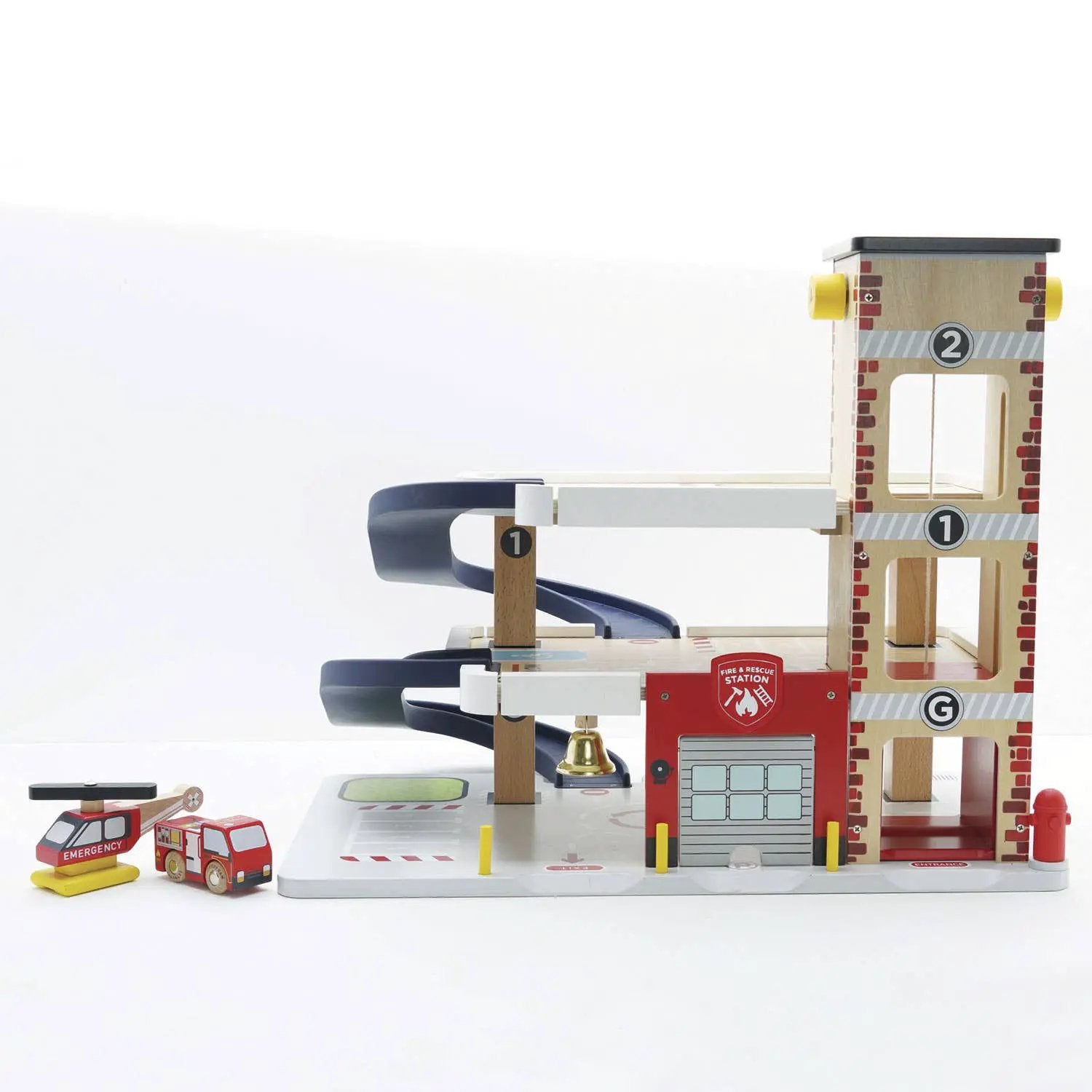 Garage d'incendie et de secours - Jeu de rôle éducatif enfant by Le Toy Van