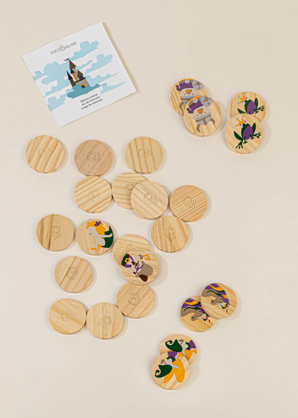 Jeu de mémoire en bois - IMAGINARIUM - Coco Village - myplayground