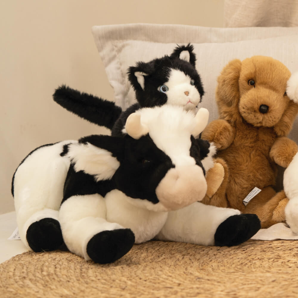 Ma peluche Vache Colette - La Pelucherie - myplayground