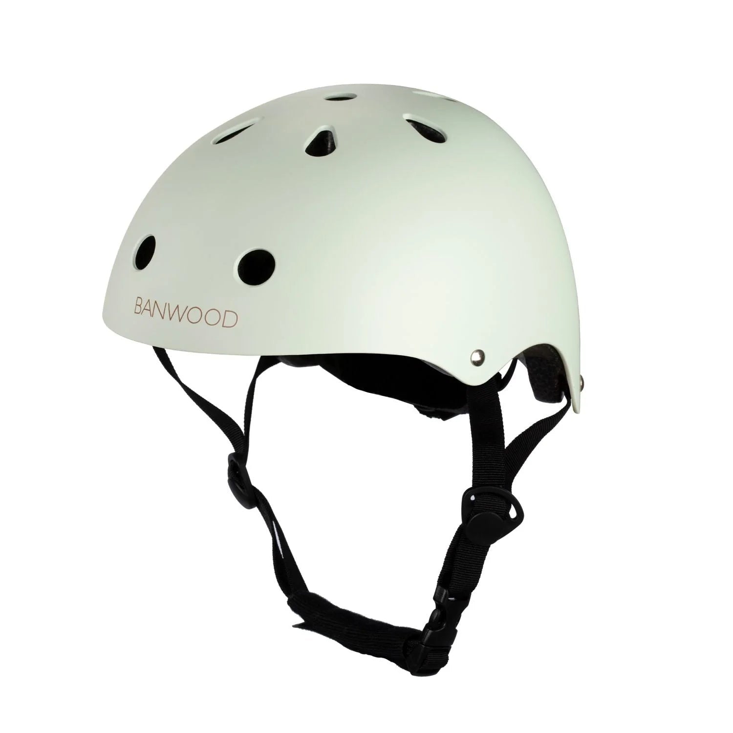 Casque vélo enfant classique Vert menthe mat – sécurité et confort, ajustable 3 à 6 ans – Banwood - myplayground