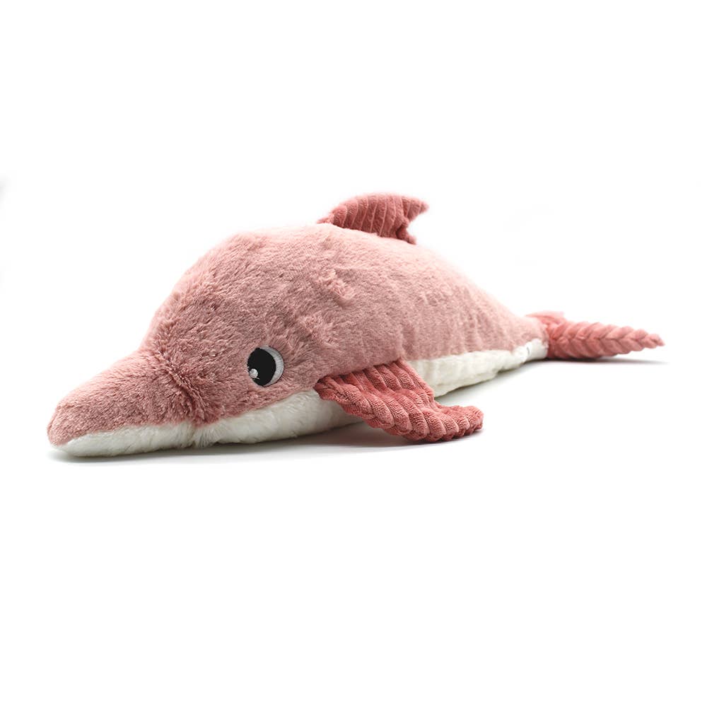 Dauphin en Peluche et Rose Bébé / Les Ptipotos - Les Déglingos, France by Les Déglingos, France